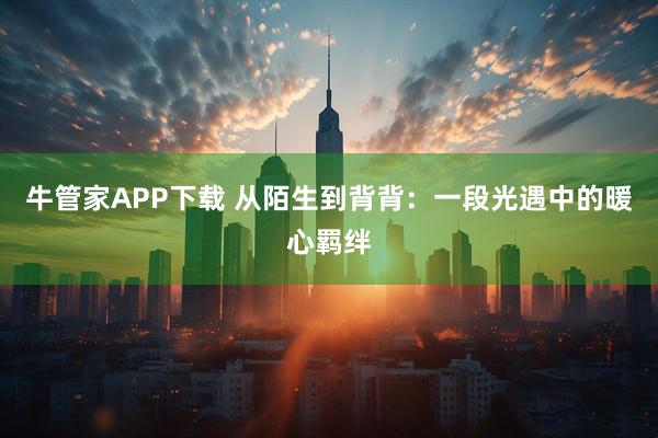 牛管家APP下载 从陌生到背背：一段光遇中的暖心羁绊