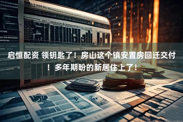 启恒配资 领钥匙了！房山这个镇安置房回迁交付！多年期盼的新居住上了！